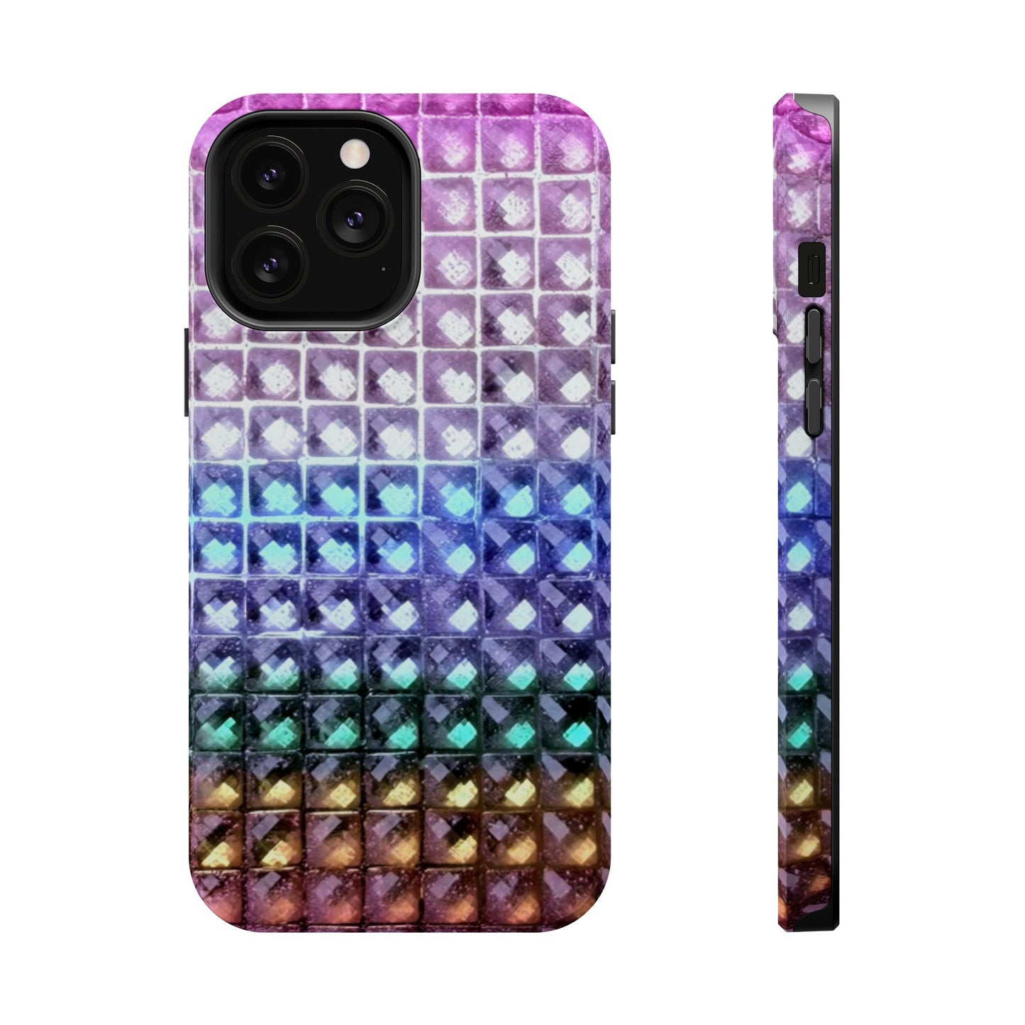 MagSafe "multicolor studs" airbrush iPhone case