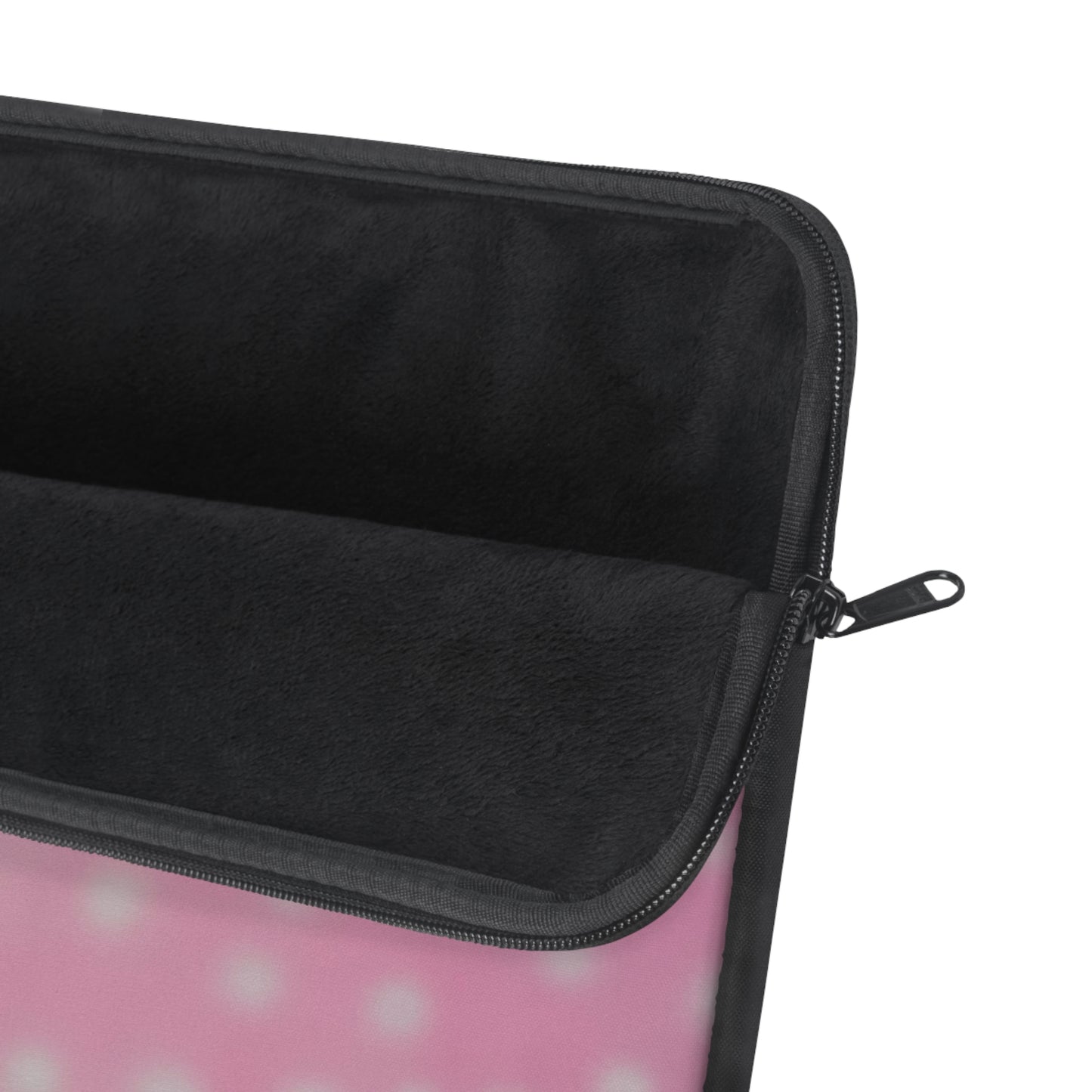 "strawberry swirl polka dot" airbrush laptop sleeve