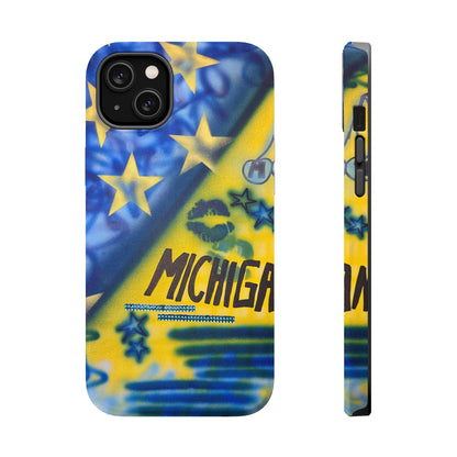 MagSafe "ann arbor, mi" airbrush iPhone case