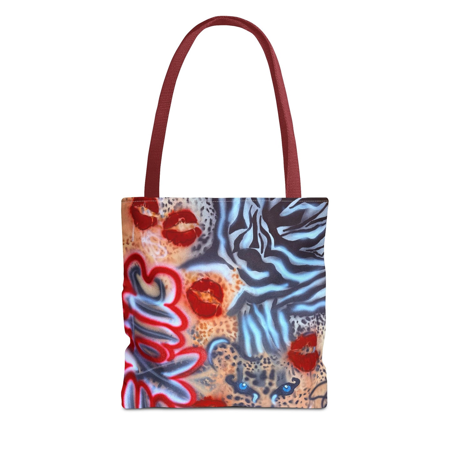 "in the wild" airbrush tote bag