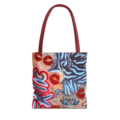 "in the wild" airbrush tote bag