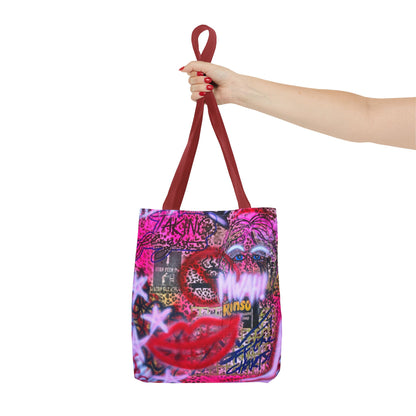 "taking flight" airbrush tote bag