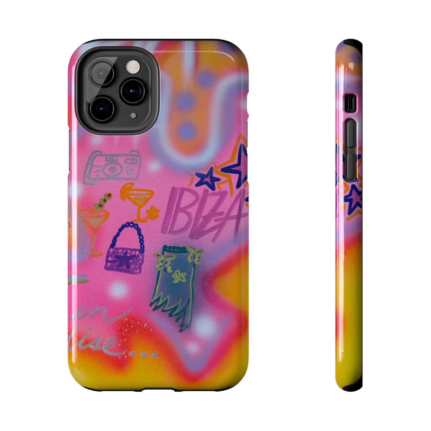 "ibiza" airbrush iPhone case