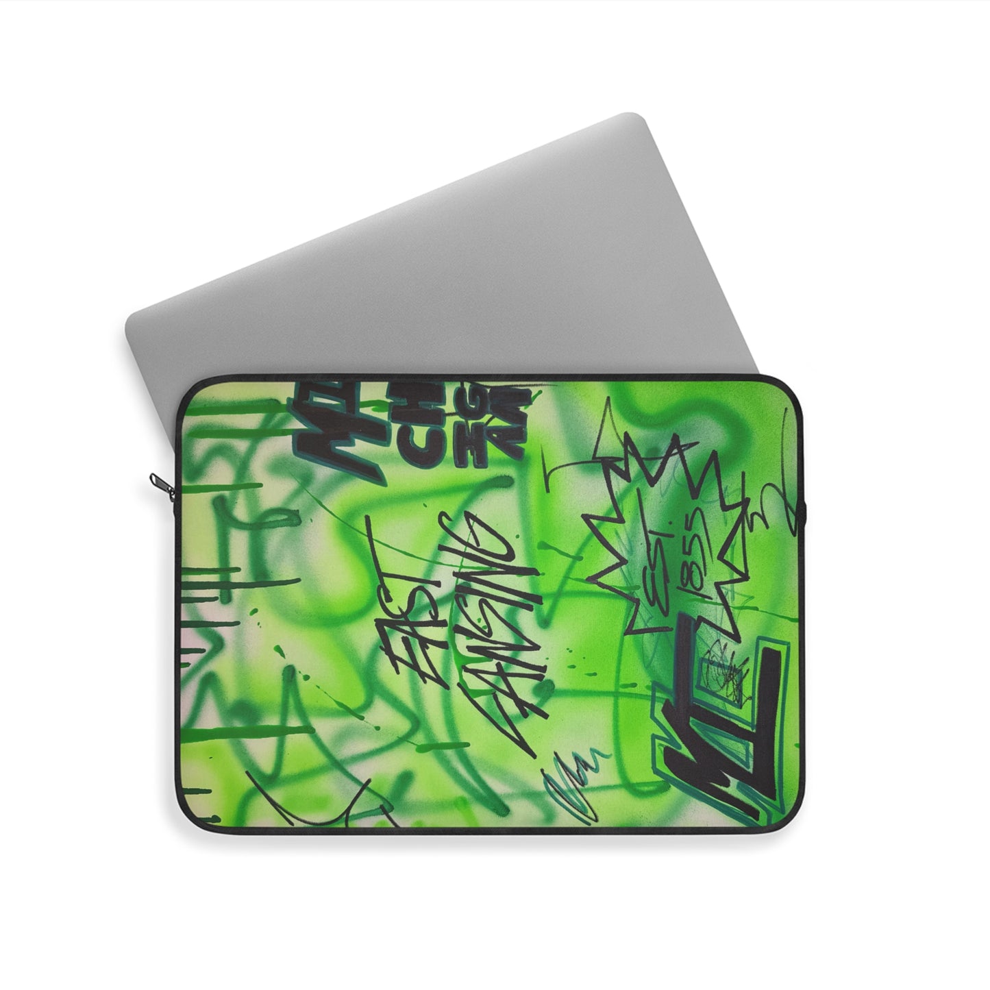 "east lansing, mi" airbrush laptop sleeve