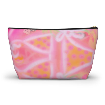 "yellow polka dot bikini" airbrush makeup pouch