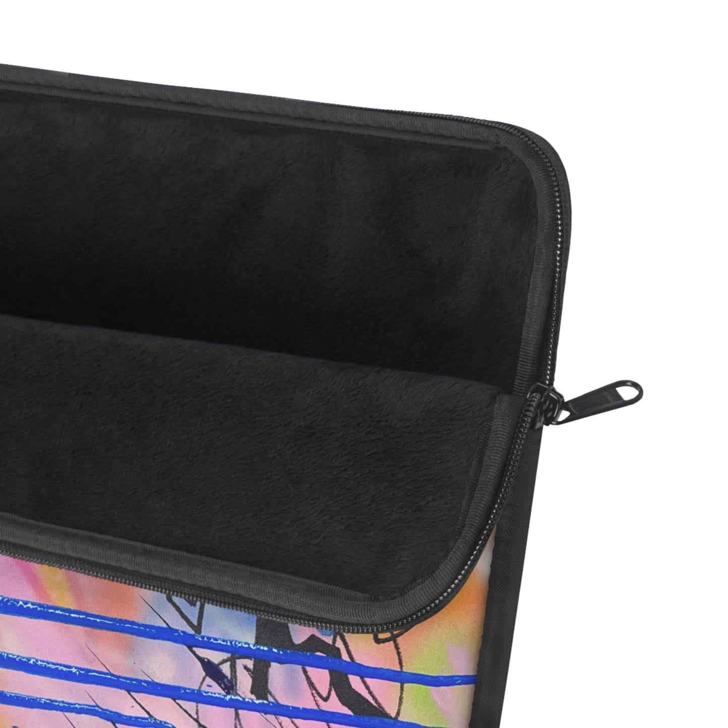 "neon haze" airbrush laptop sleeve