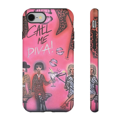 "party diva" airbrush iPhone case