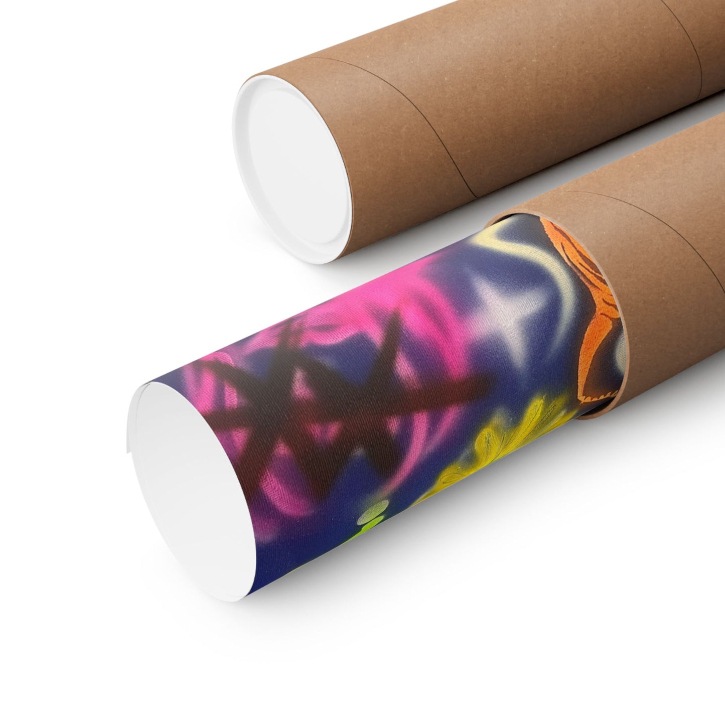 "mega luv" airbrush horizontal print