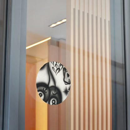 "hidden ace" airbrush vinyl sticker