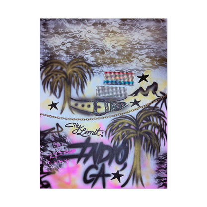 "indio, ca" airbrush rolled print