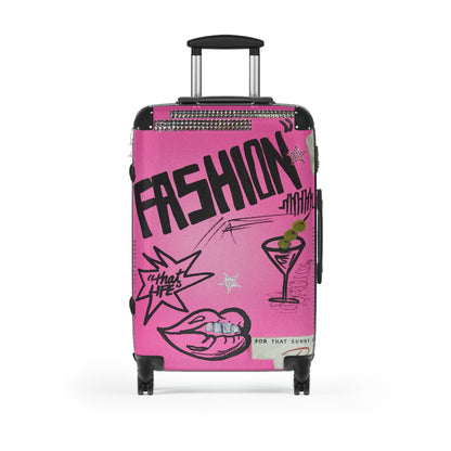 "high fashion" airbrush suitcase