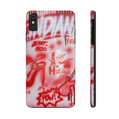 "indiana" airbrush iPhone case