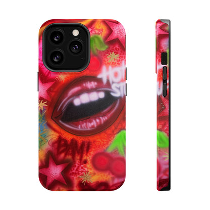 MagSafe "hot stuff" airbrush iPhone case