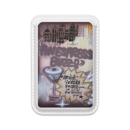 "espresso martini" airbrush vegan wallet (Magsafe® Compatible)