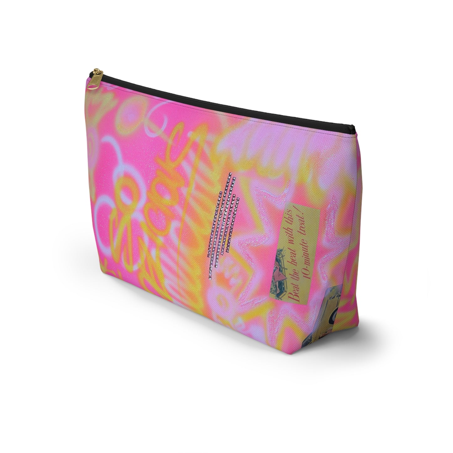 "so delicious" airbrush makeup pouch