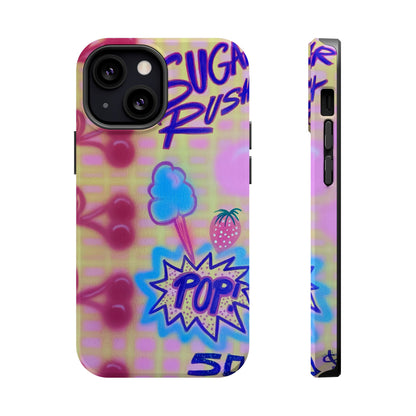 MagSafe "sugar rush" airbrush iPhone case