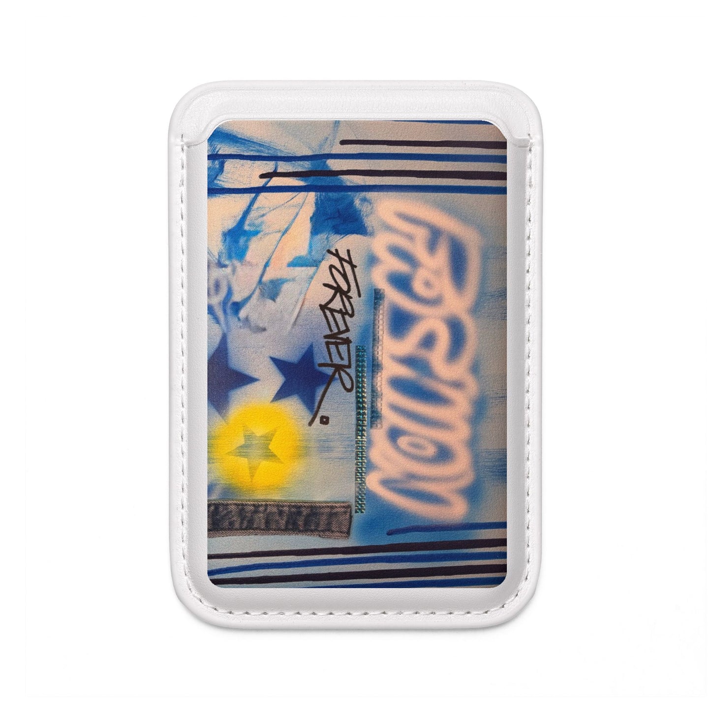 "fashion forever" airbrush vegan wallet (Magsafe® Compatible)