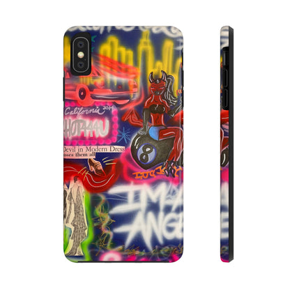"im an angel" airbrush iPhone case