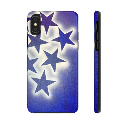 "frosted galaxy" airbrush iPhone case