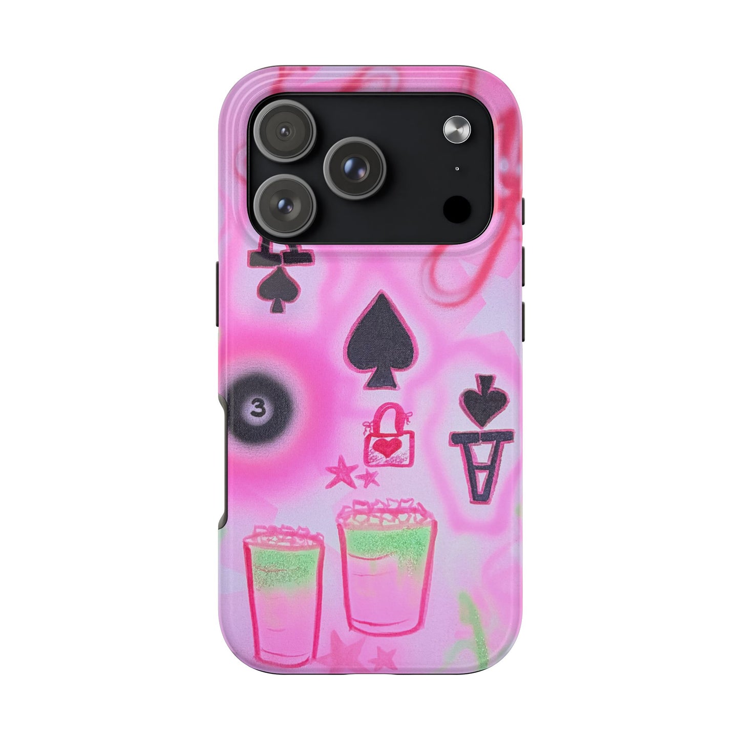 "lucky ace" airbrush iPhone case