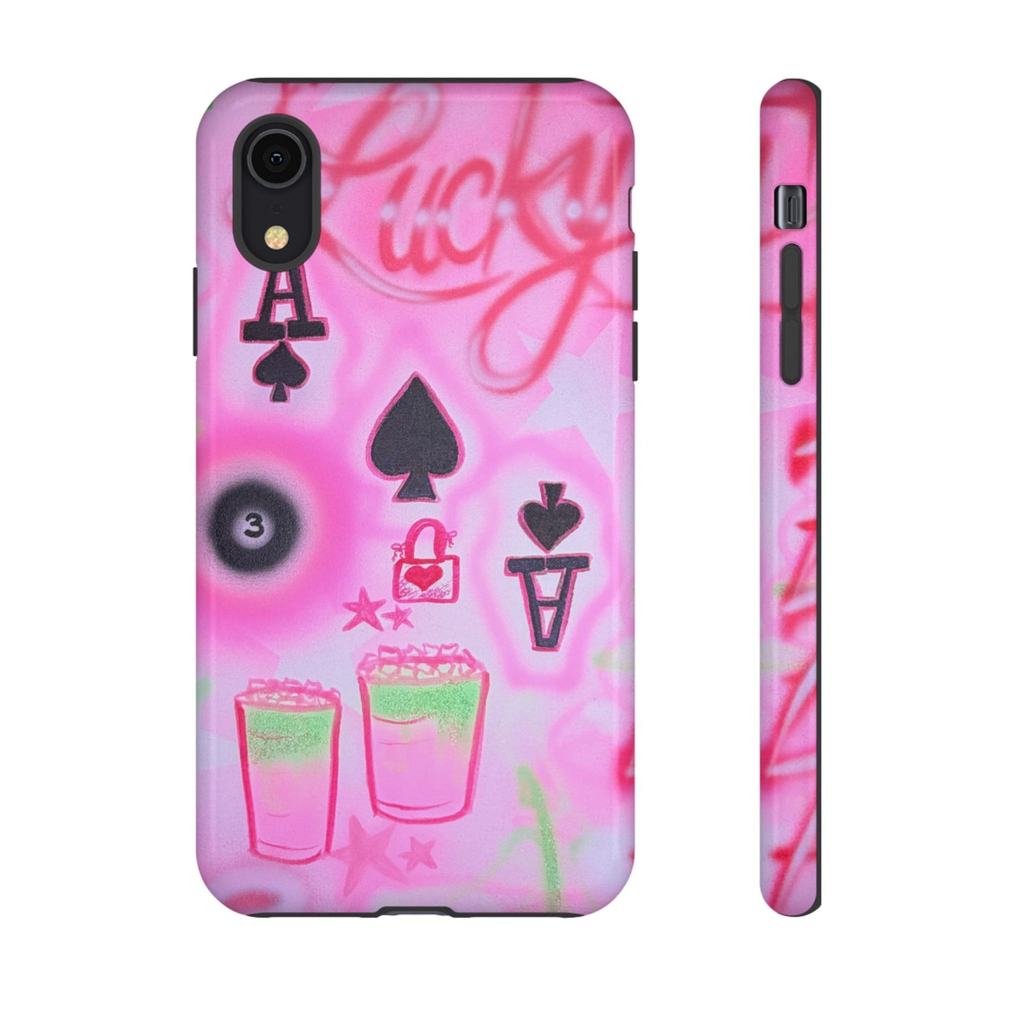 "lucky ace" airbrush iPhone case