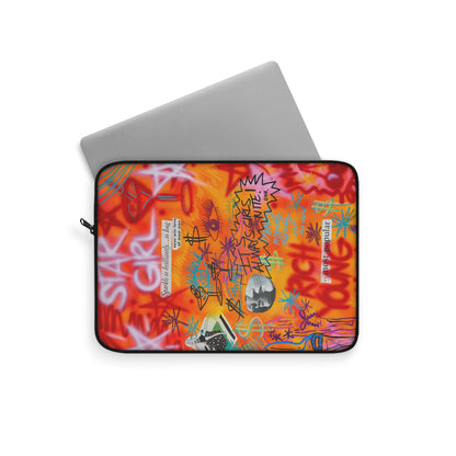 "rich, young, hot" airbrush laptop sleeve