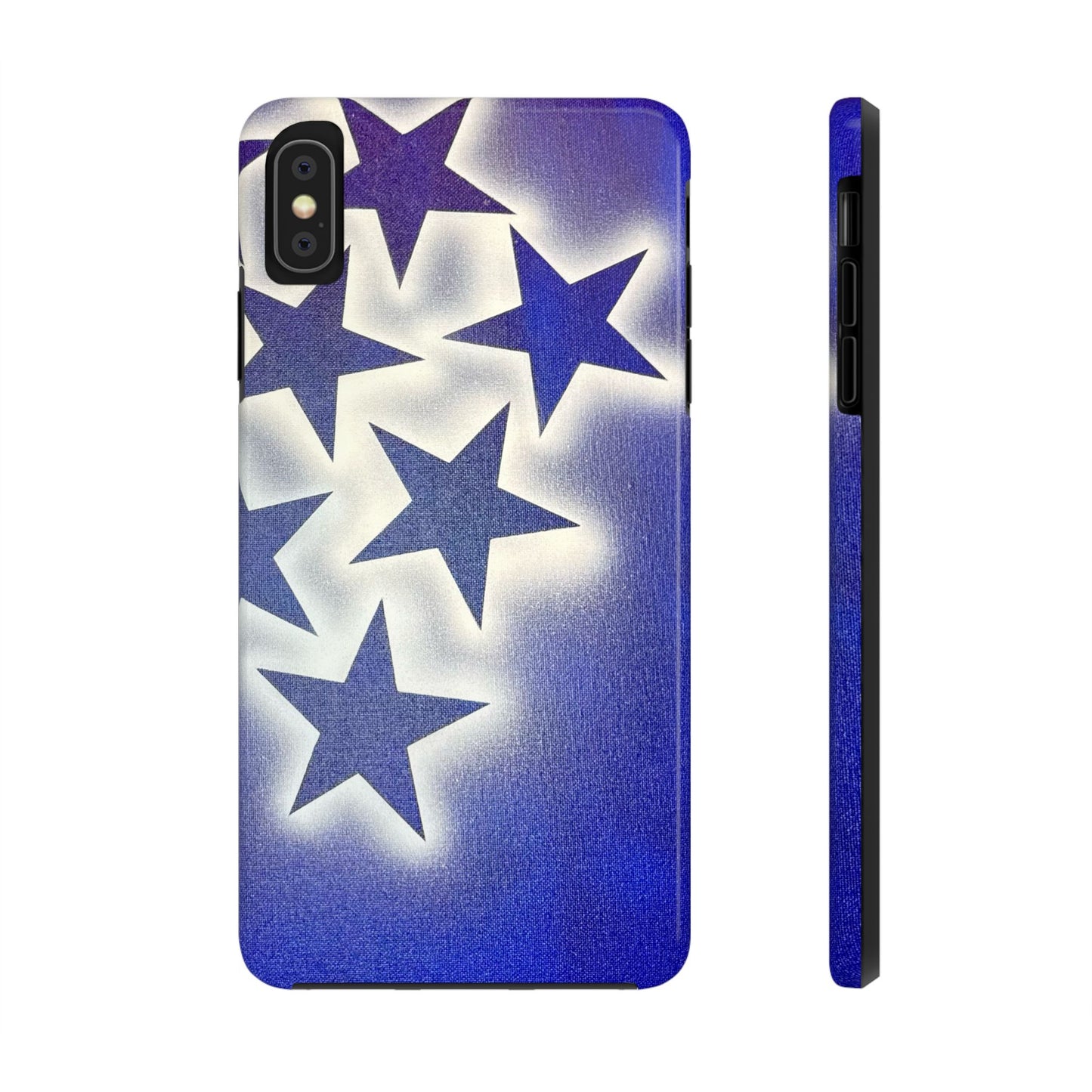 "frosted galaxy" airbrush iPhone case