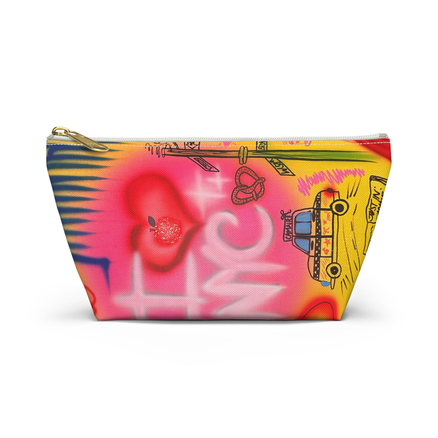 "in the city" airbrush makeup pouch