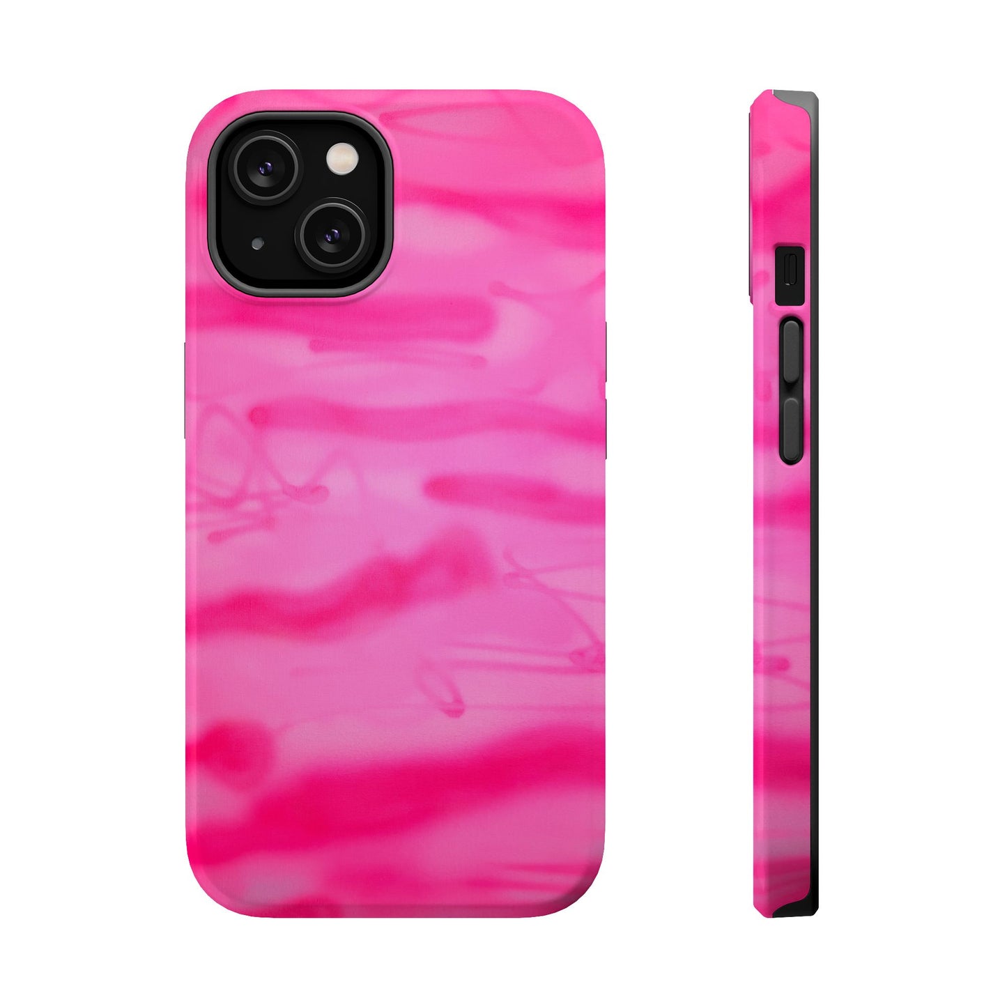 MagSafe "pink camo" airbrush iPhone case