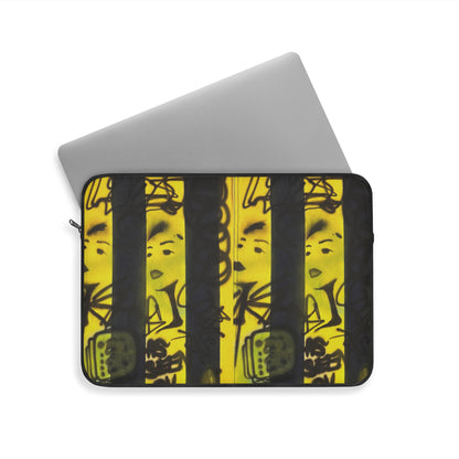 "polo girl" airbrush laptop sleeve