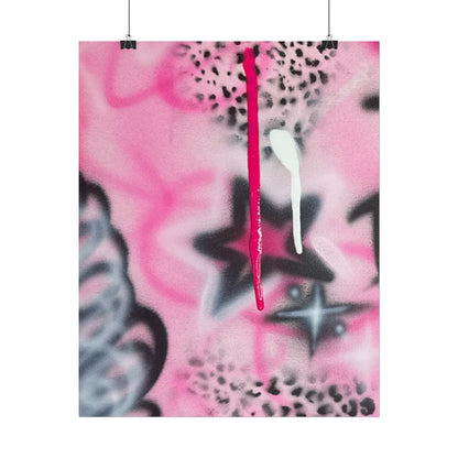 "pink cheetah" airbrush rolled print