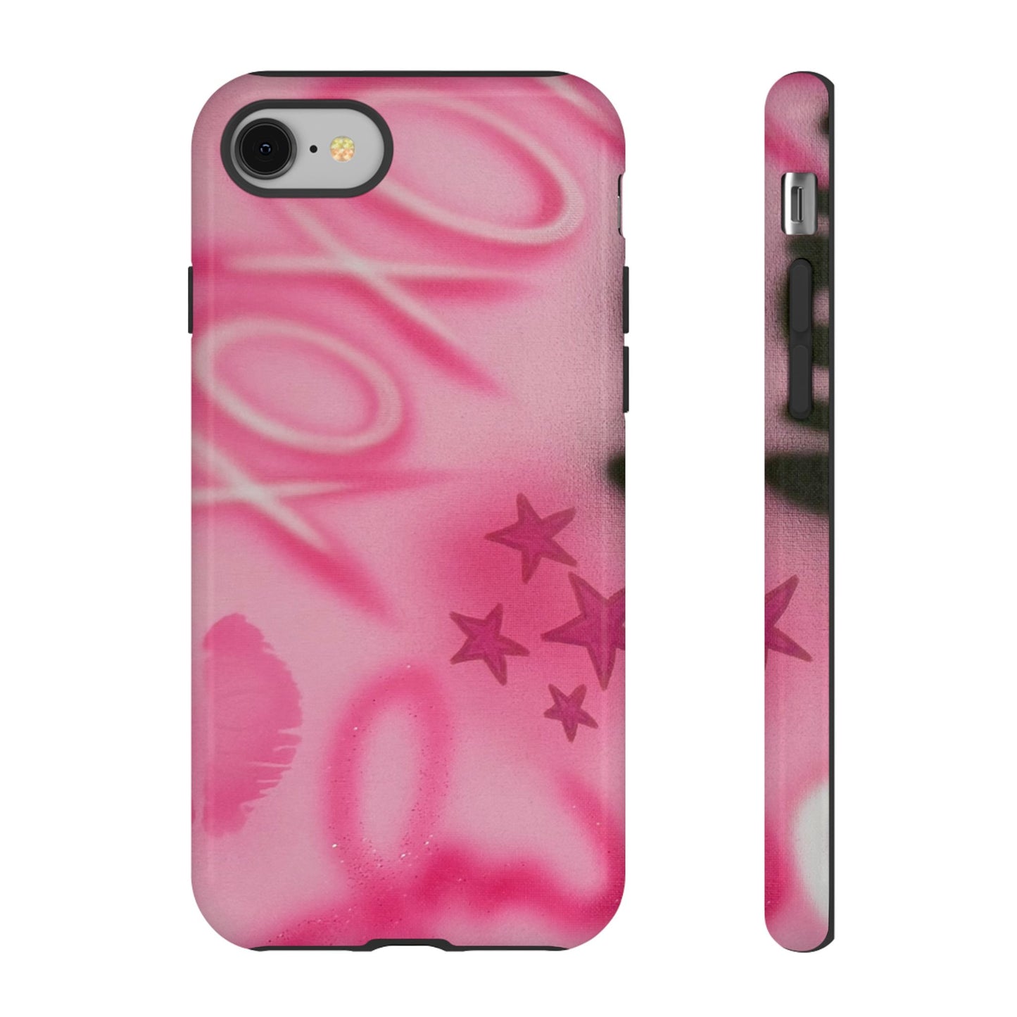 "perfectly pink" airbrush iPhone case