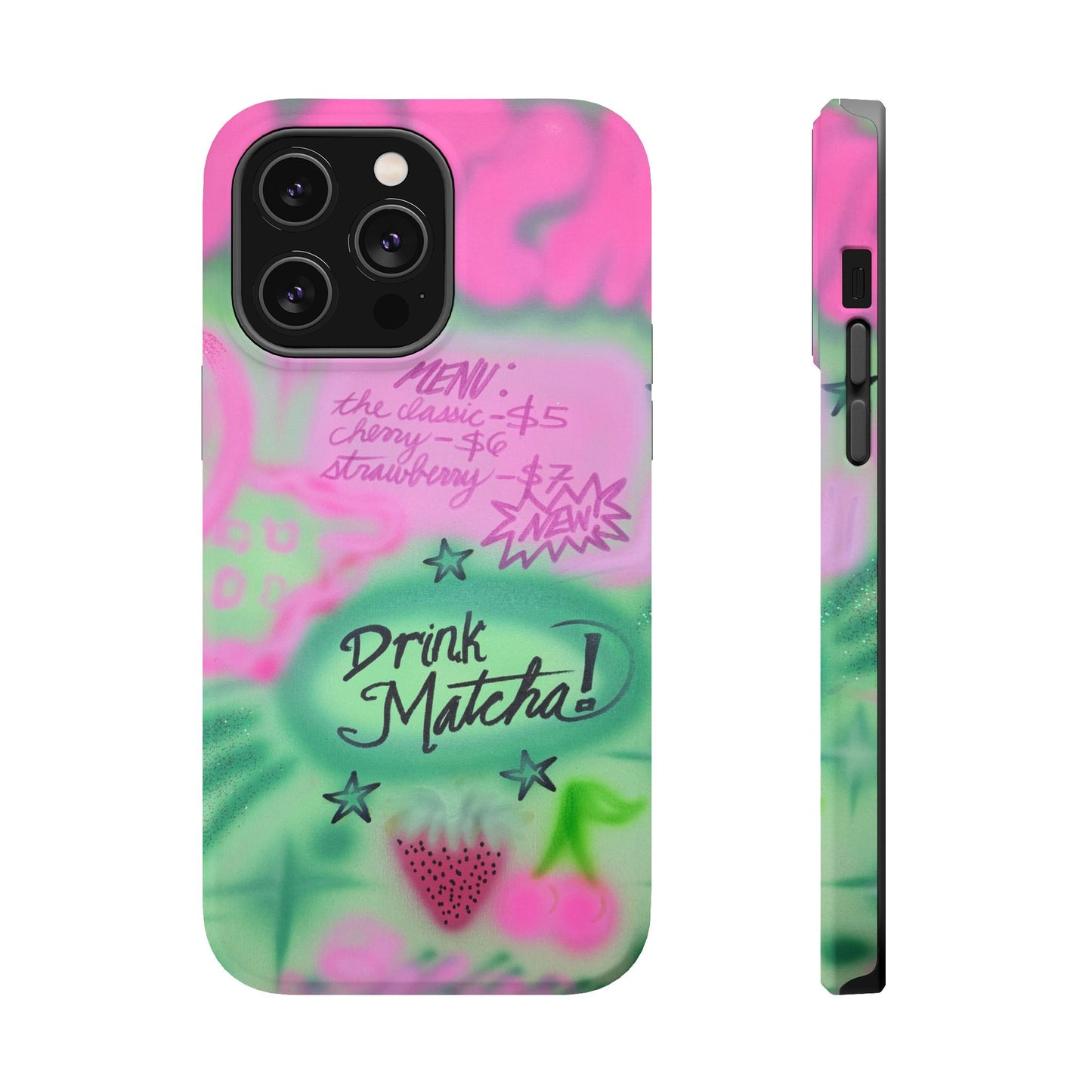 MagSafe "matcha!" airbrush iPhone case