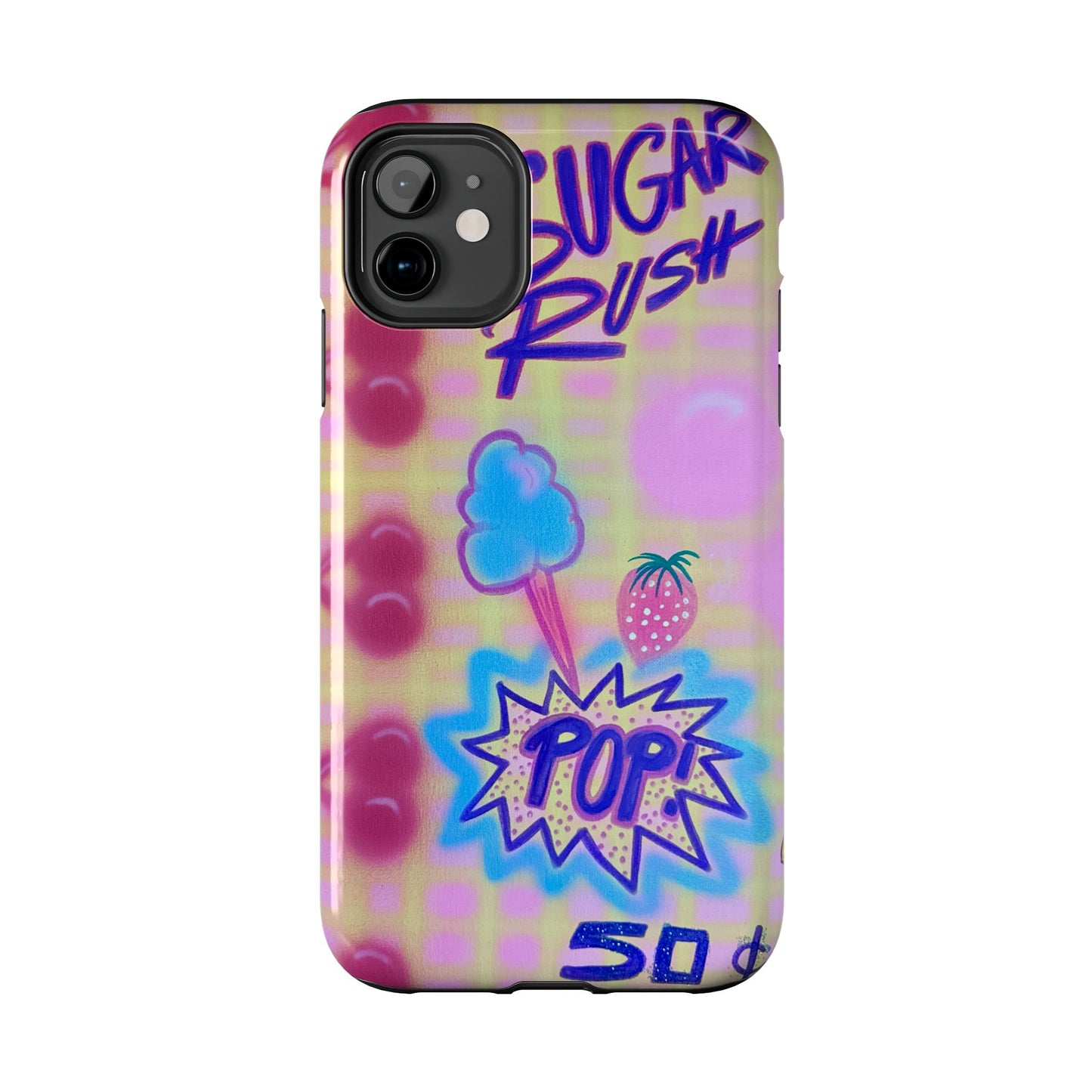 "sugar rush" airbrush iPhone case