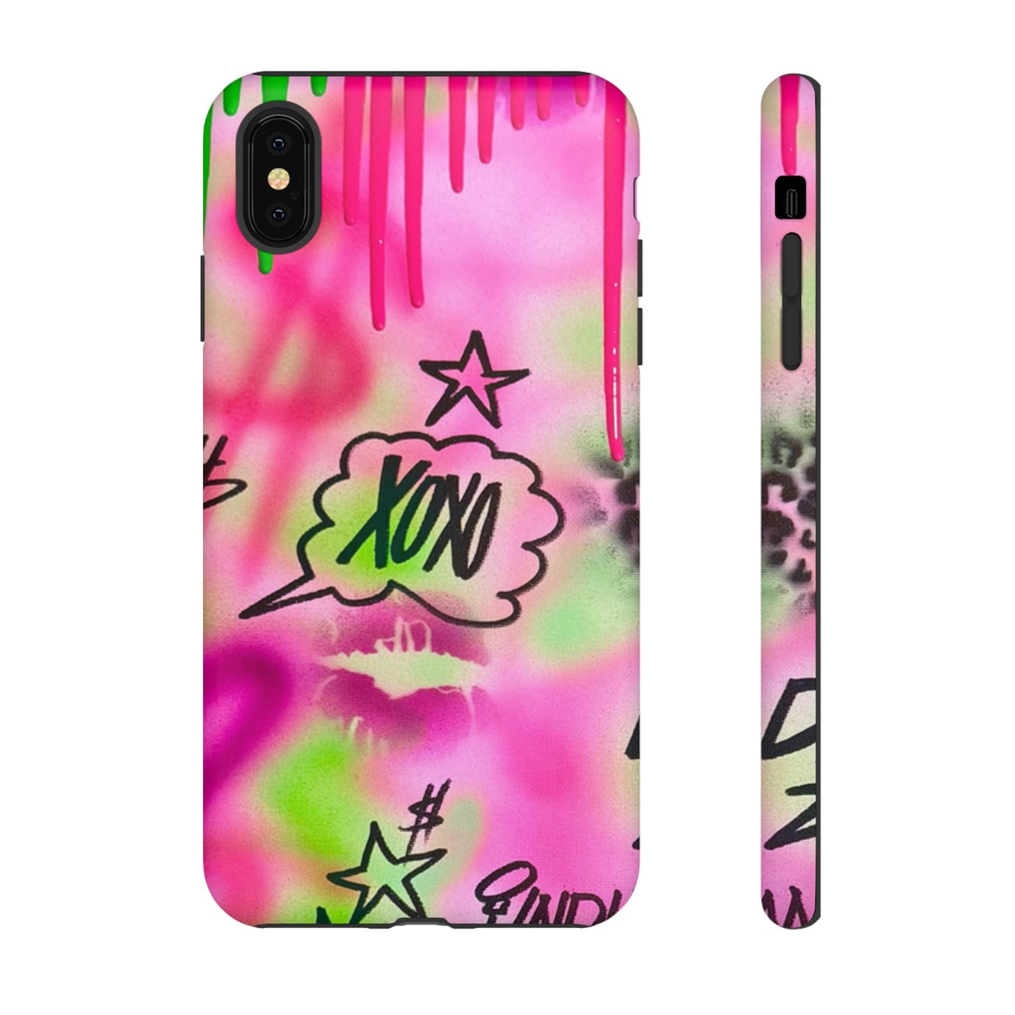 "xoxo" airbrush iPhone case
