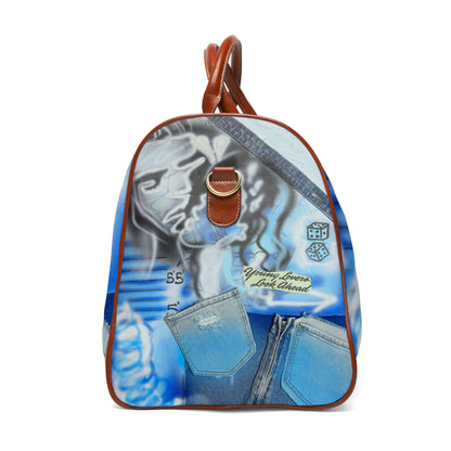 "young lovers" airbrush waterproof travel bag