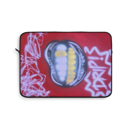 "tooth drip" airbrush laptop sleeve
