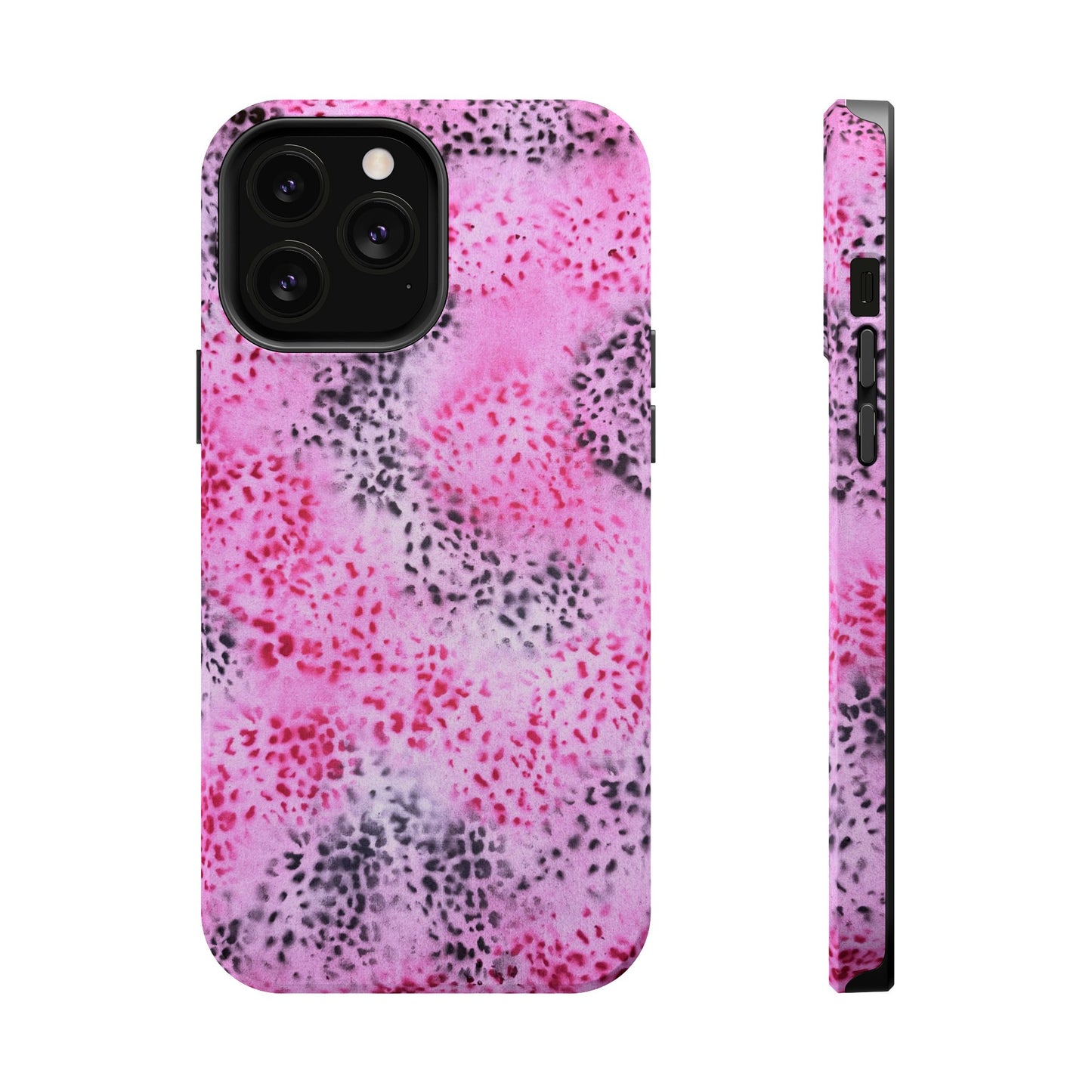 MagSafe "pink cheetah pt. 2" airbrush iPhone case