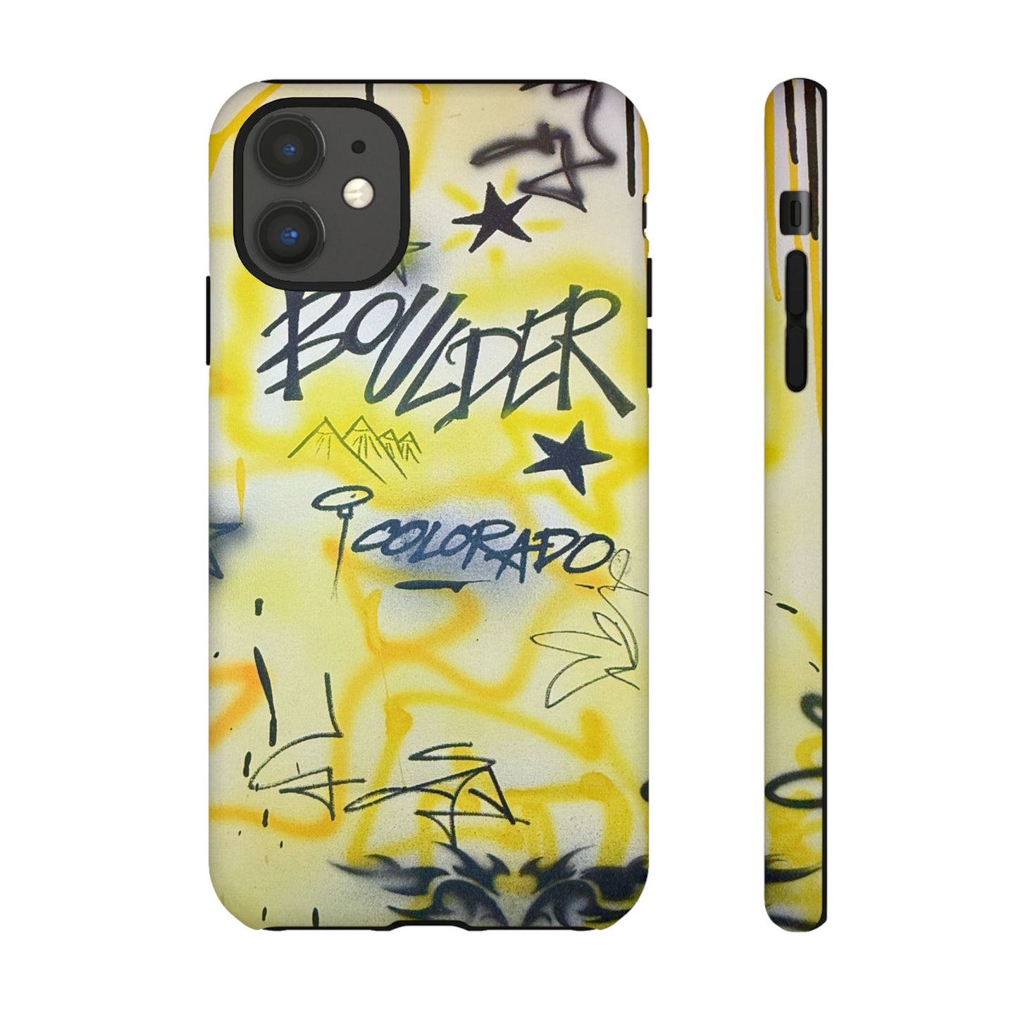 "boulder" airbrush iPhone case