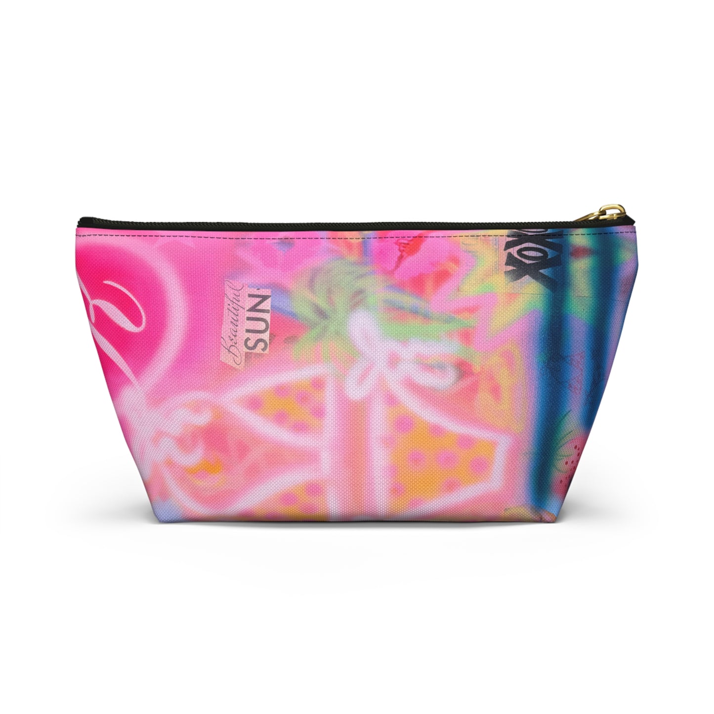 "santa monica strawberry" airbrush makeup pouch