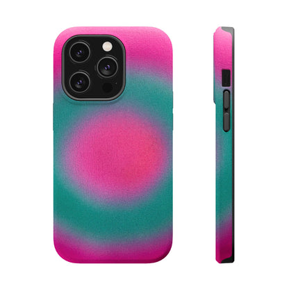 MagSafe "watermelon swirl aura" airbrush iPhone case