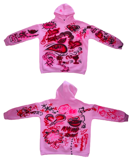 custom airbrush hoodie