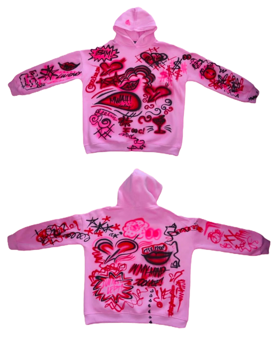 custom airbrush hoodie