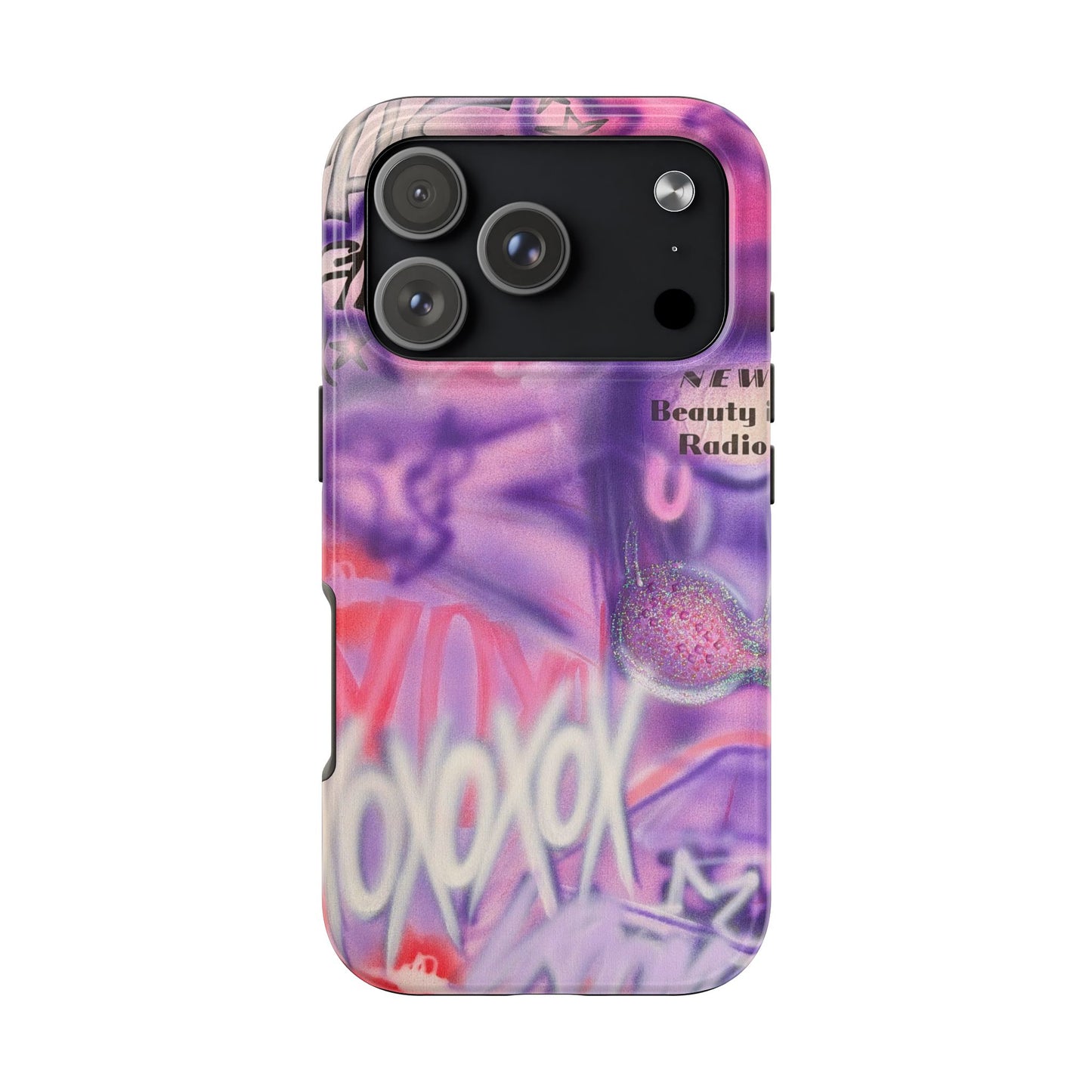 "mic check" airbrush iPhone case