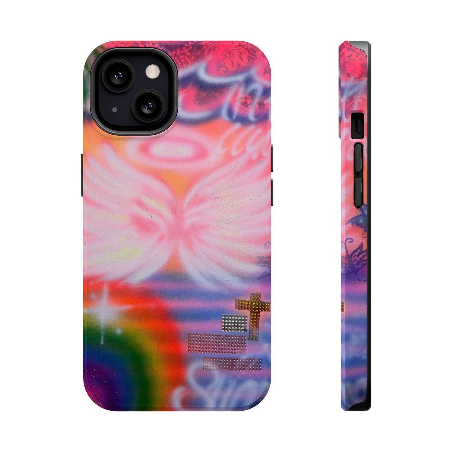 MagSafe "summer bliss" airbrush iPhone case