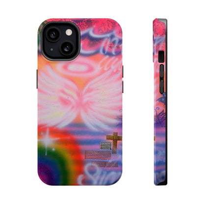 MagSafe "summer bliss" airbrush iPhone case