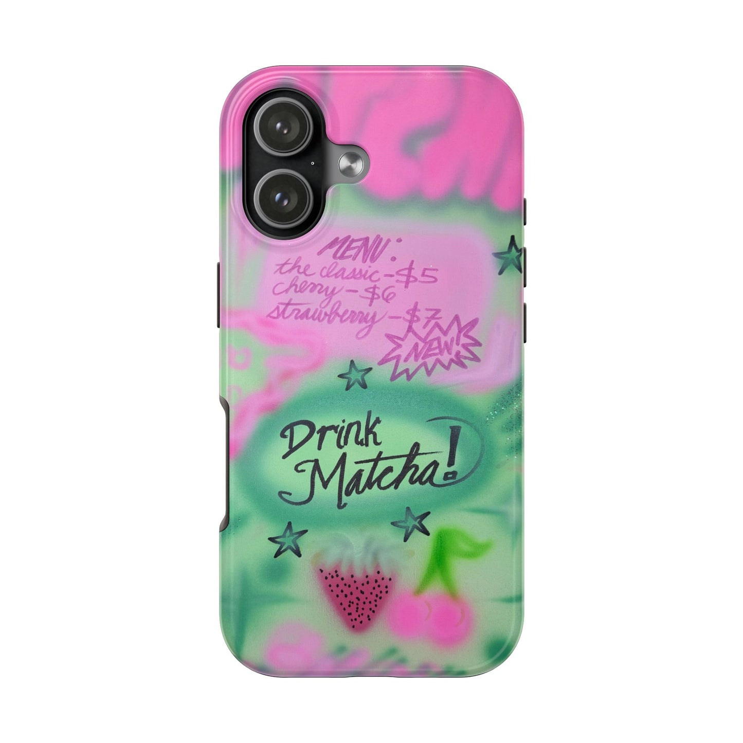 "matcha!" airbrush iPhone case