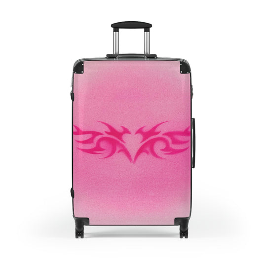 "pink trampstamp" airbrush suitcase