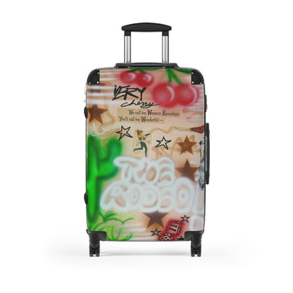 "the rodeo" airbrush suitcase