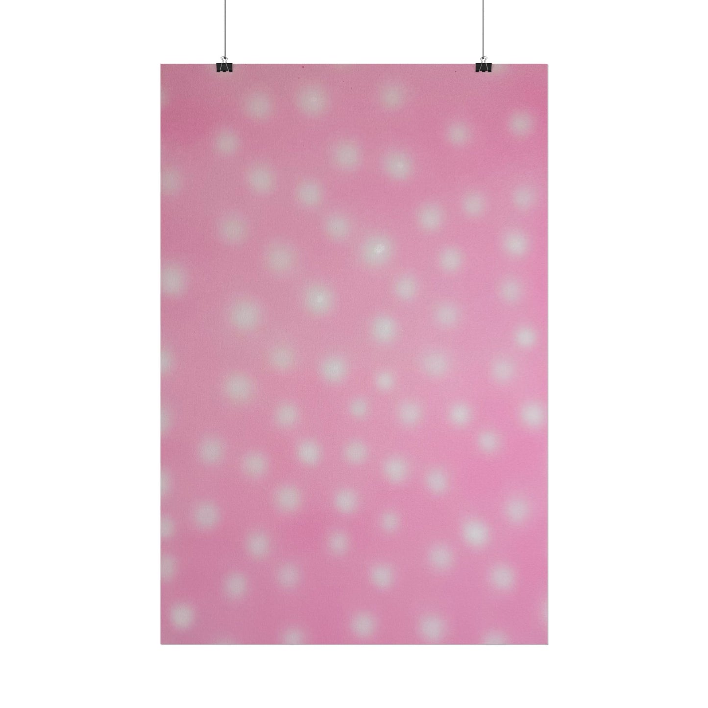 "strawberry swirl polka dot" airbrush rolled print
